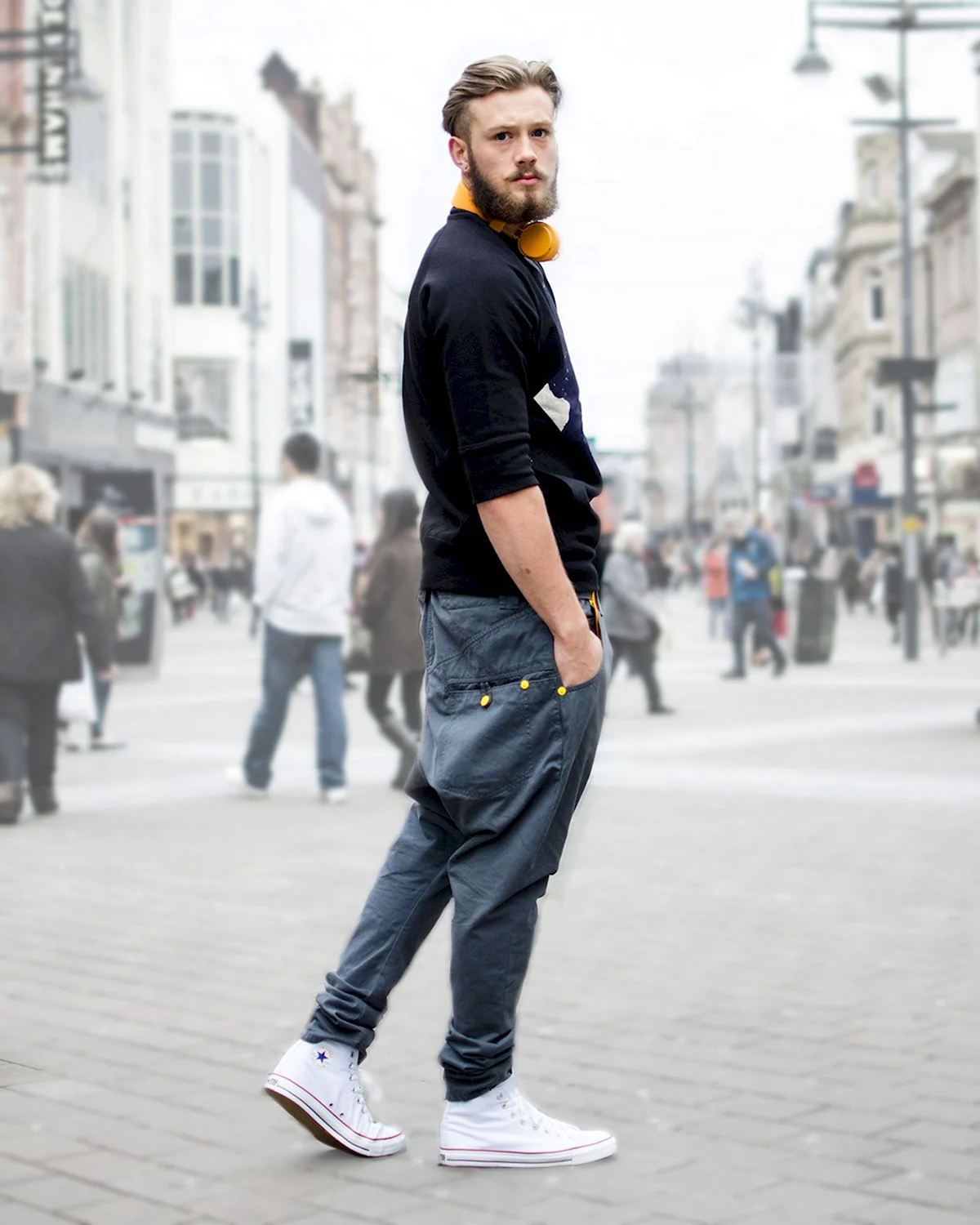 Converse Black outfit men