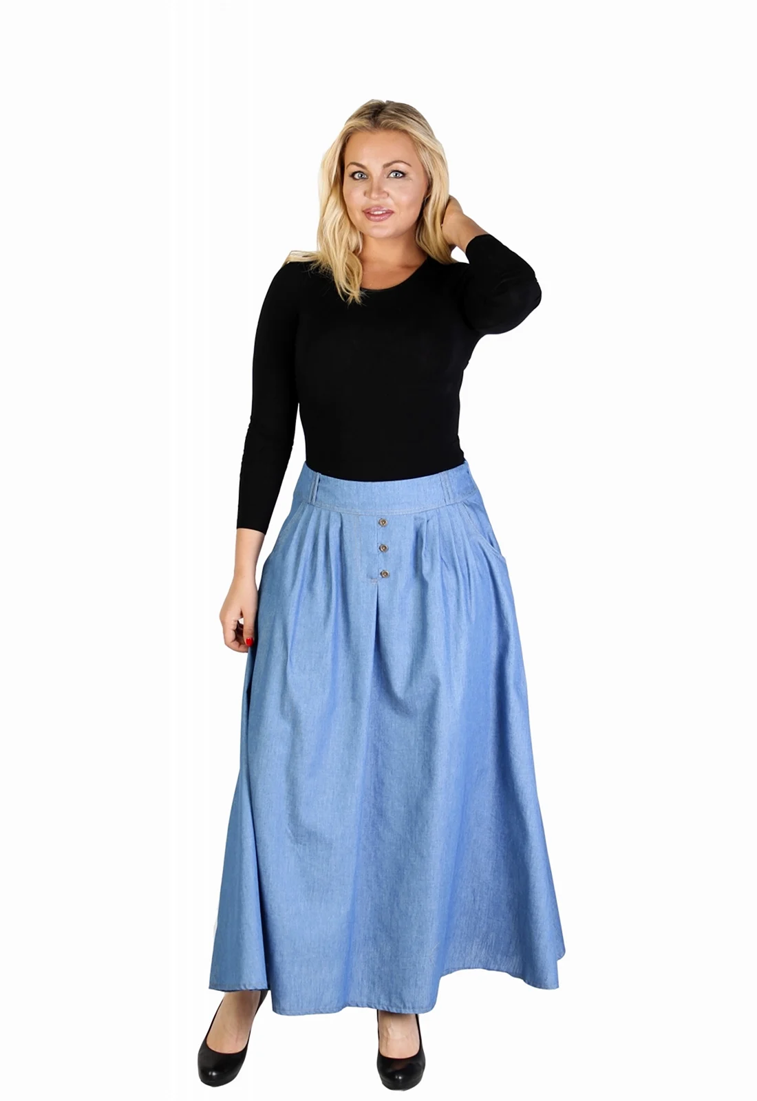 Юбка на кокетке