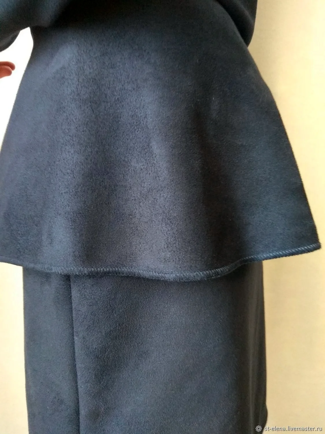 Платья из замши на трикотаже