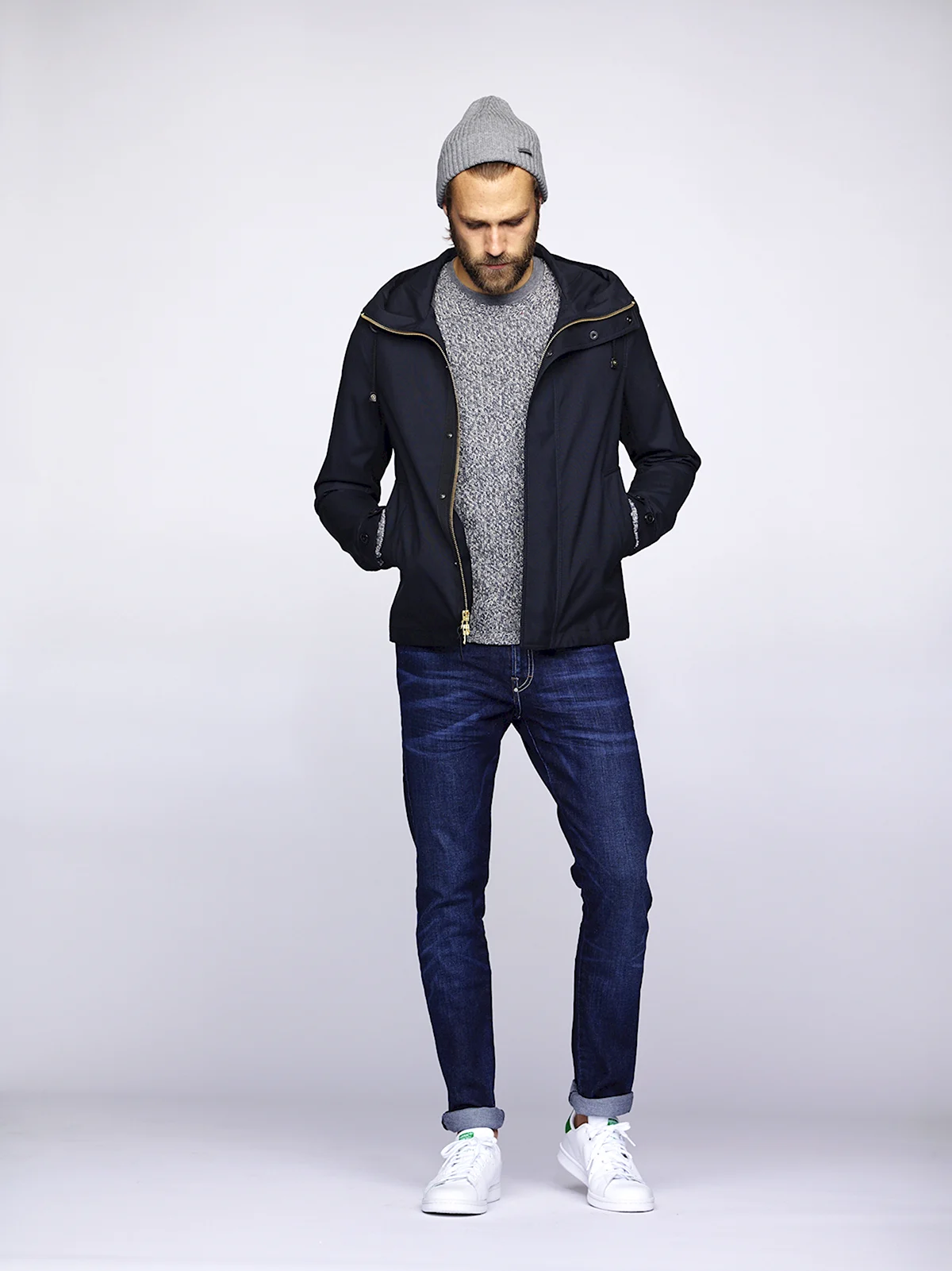 Шапка бомбер мужская