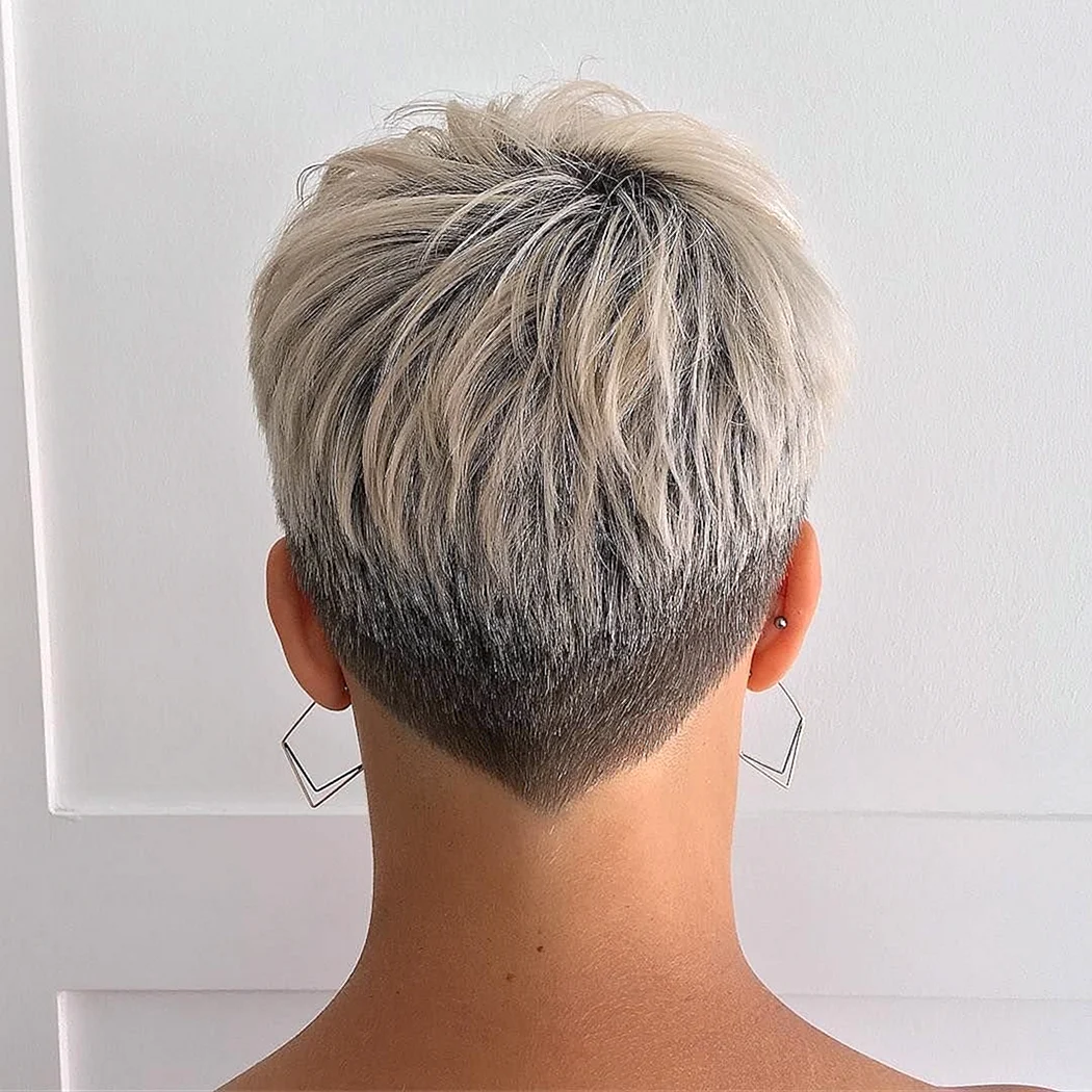 Піксі стрижка 2022 ззаду