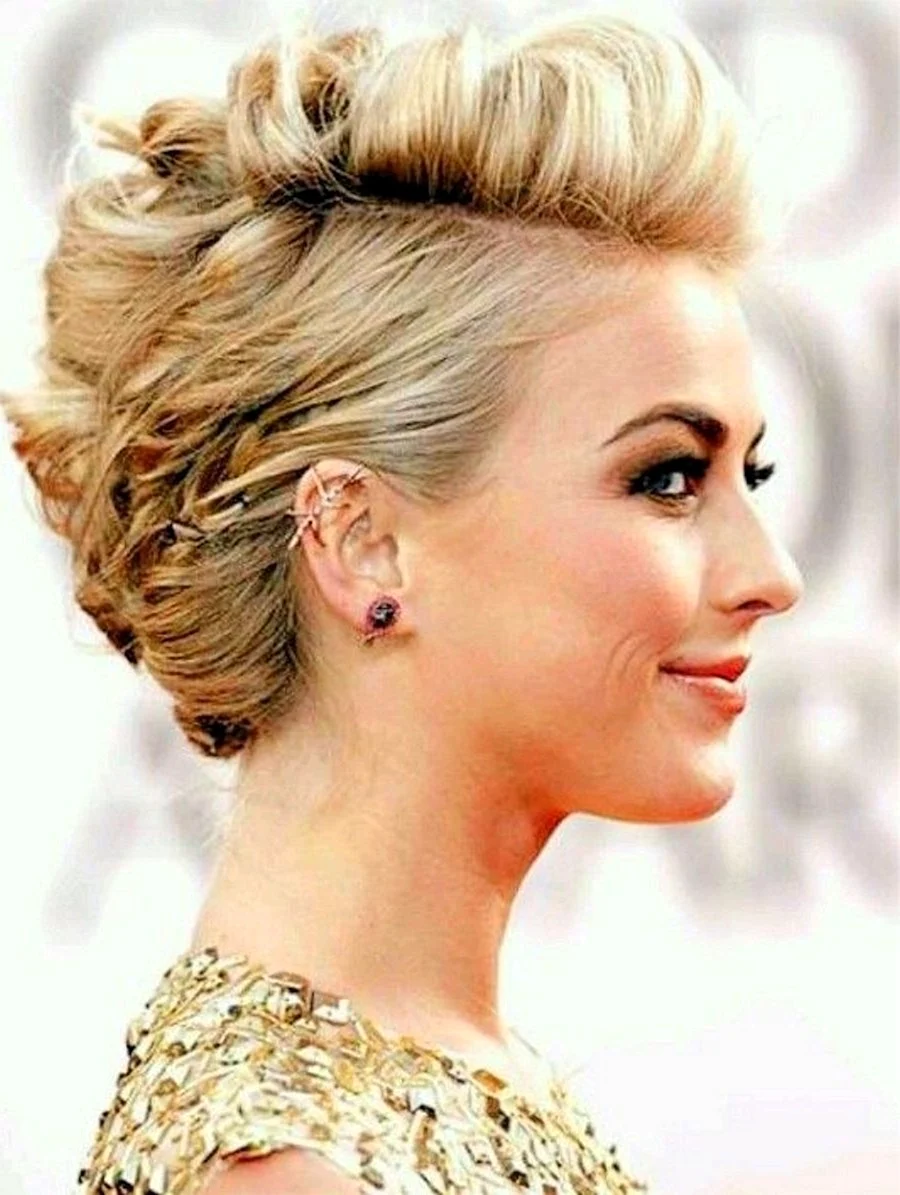 Вечірні зачіски на коротке волосся