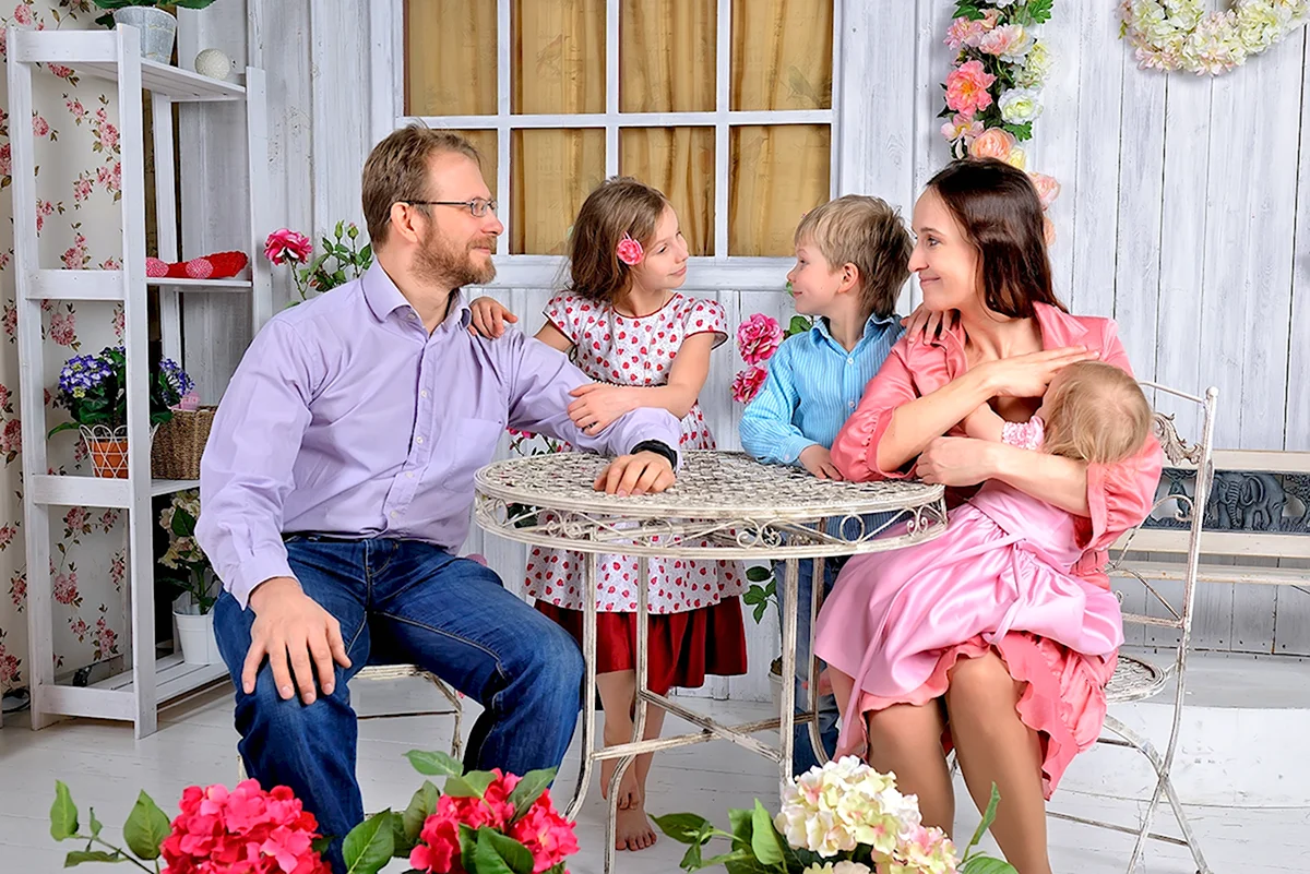 Семейная фотосессия в стиле
