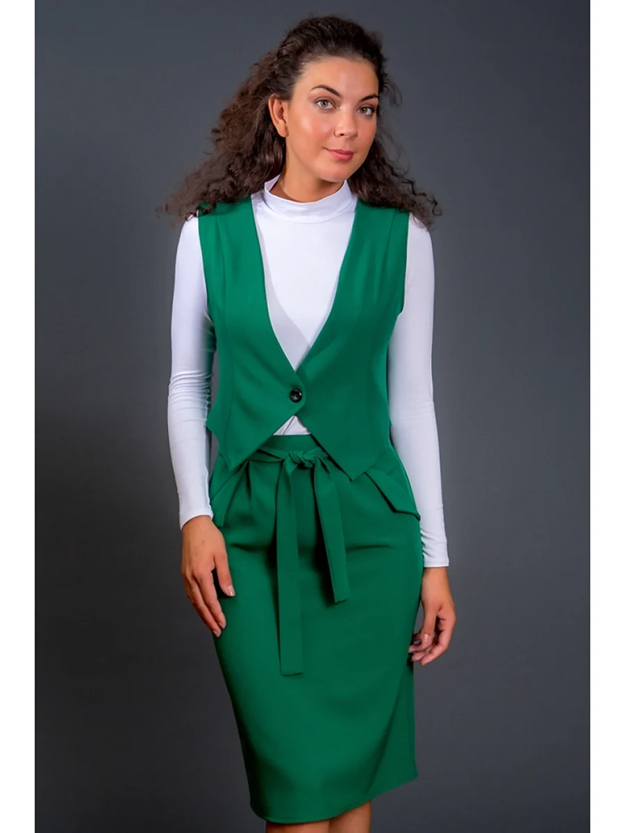 Юбка и жилет для офиса