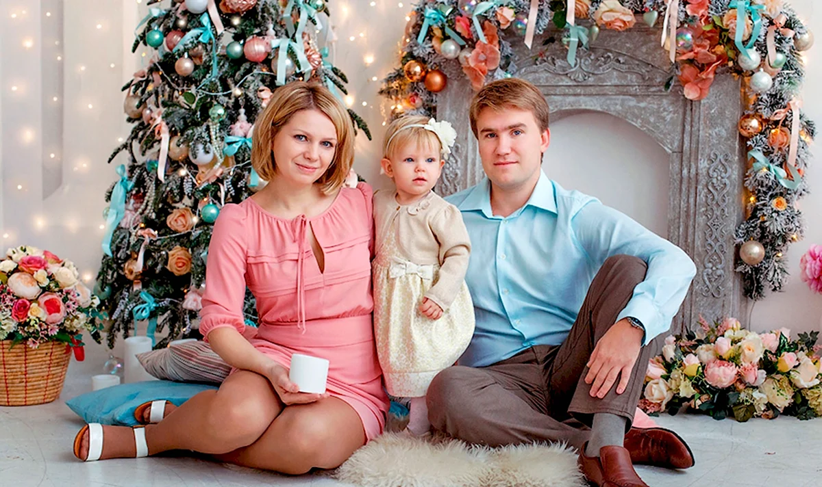 Семейная фотосессия в студии