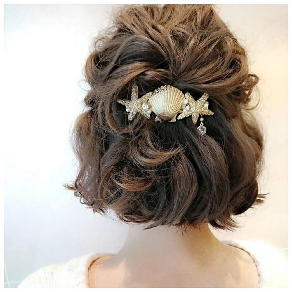 Весільні зачіски на коротке волосся