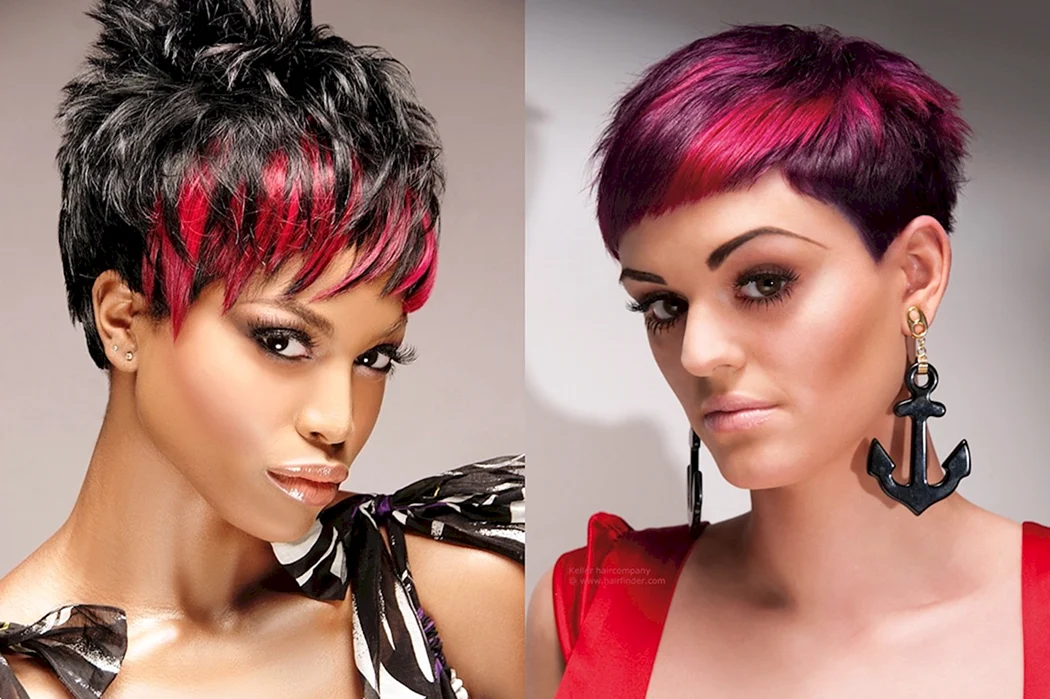 Креативне фарбування на коротке волосся