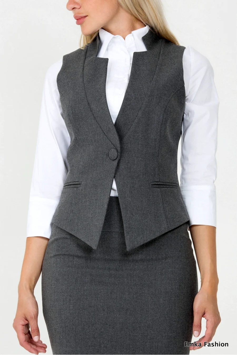 Жилет с юбкой