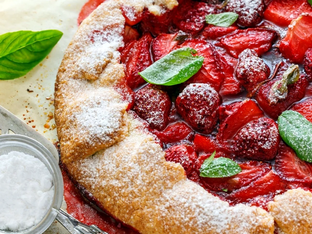 Земляничный пирог