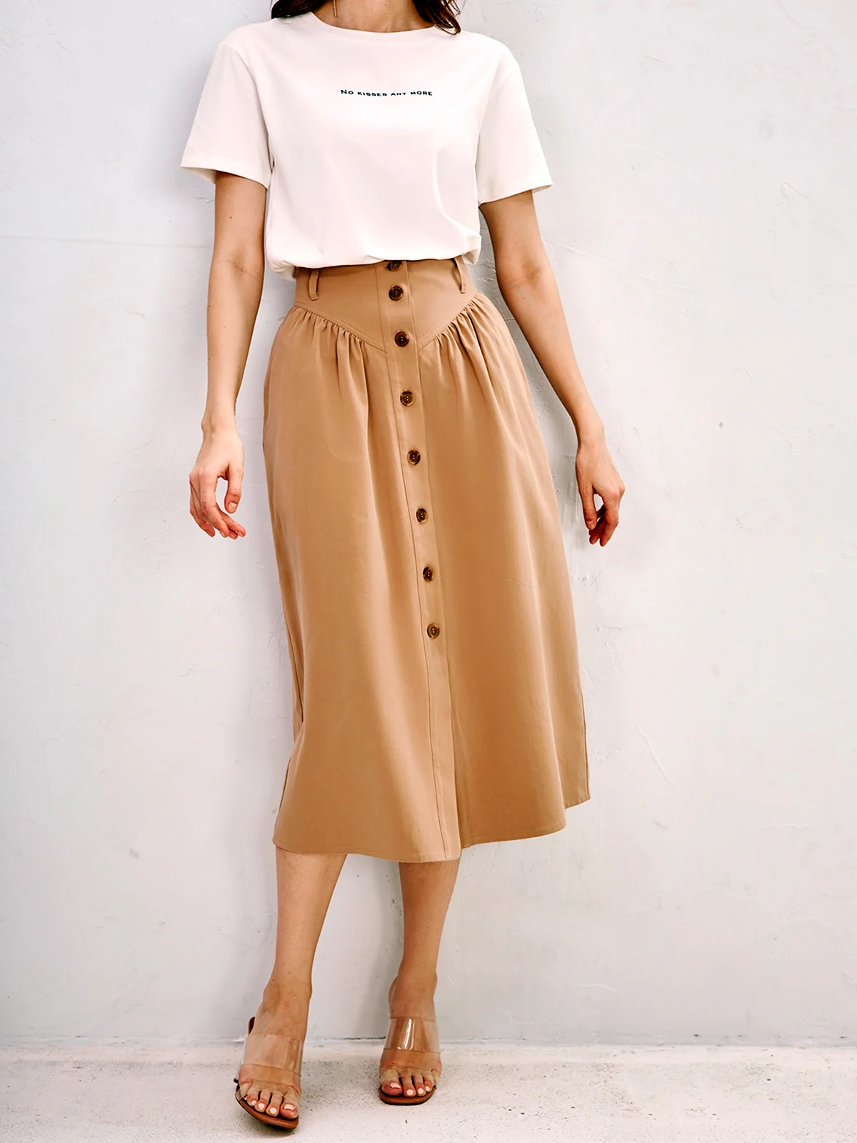 Юбка на пуговицах