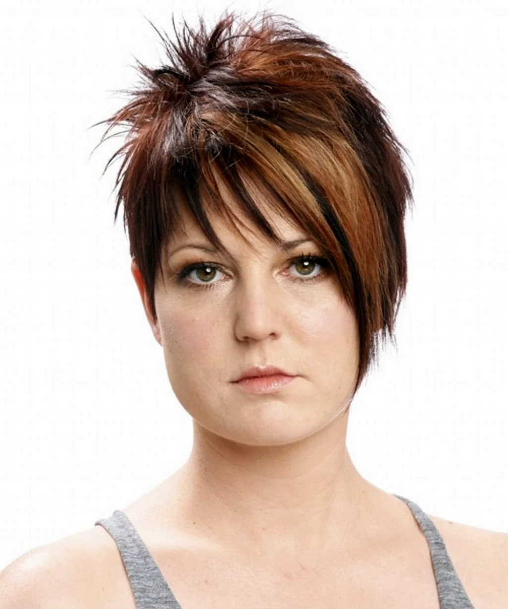 Короткі стрижки для повних жінок