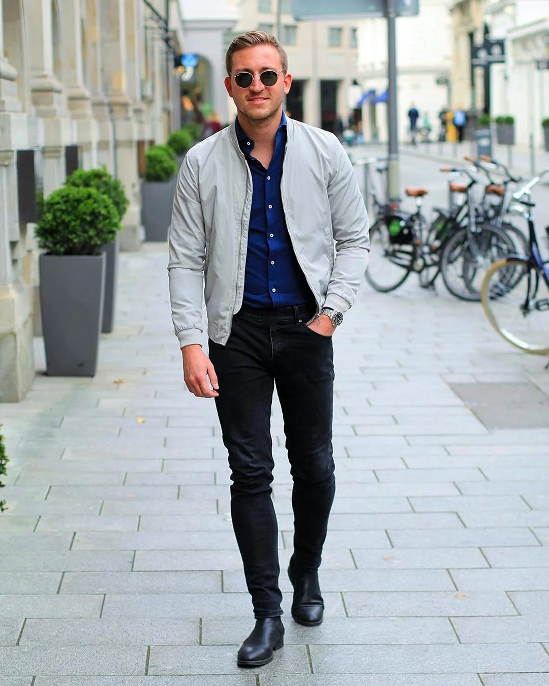 Туфли с джинсами мужские