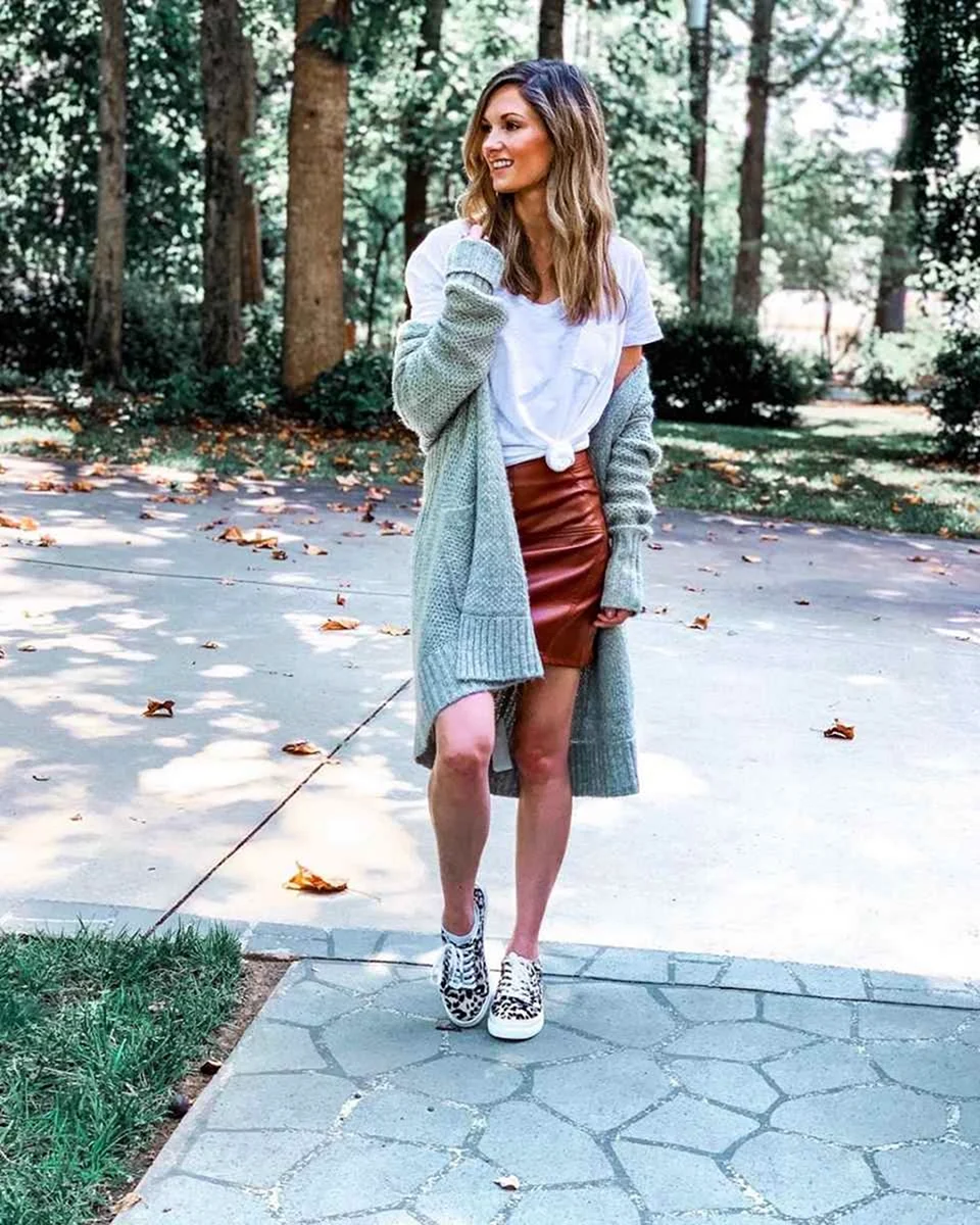 Леопардовые кеды с чем носить 2020