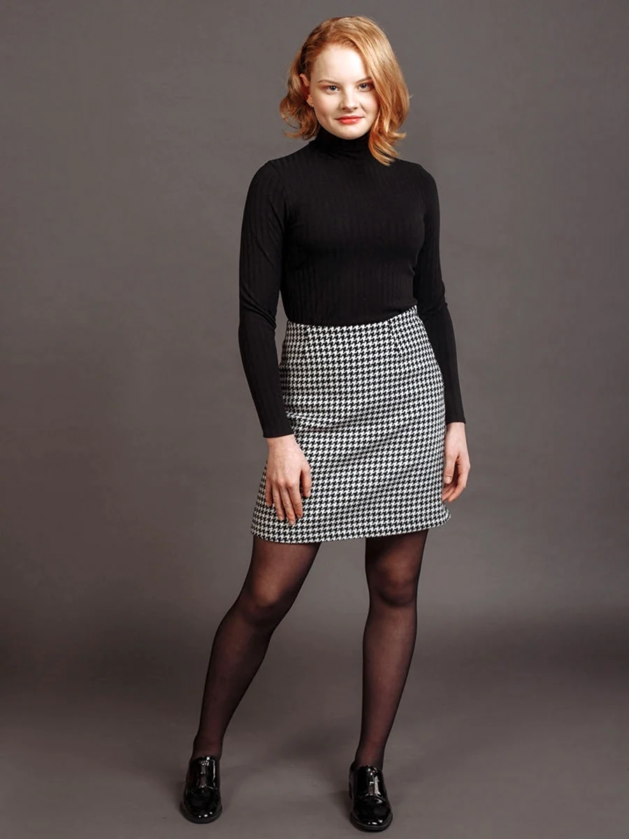 Юбка на кокетке