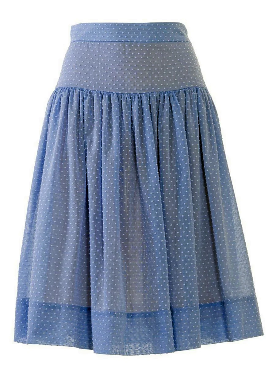 Бурда юбки на кокетке