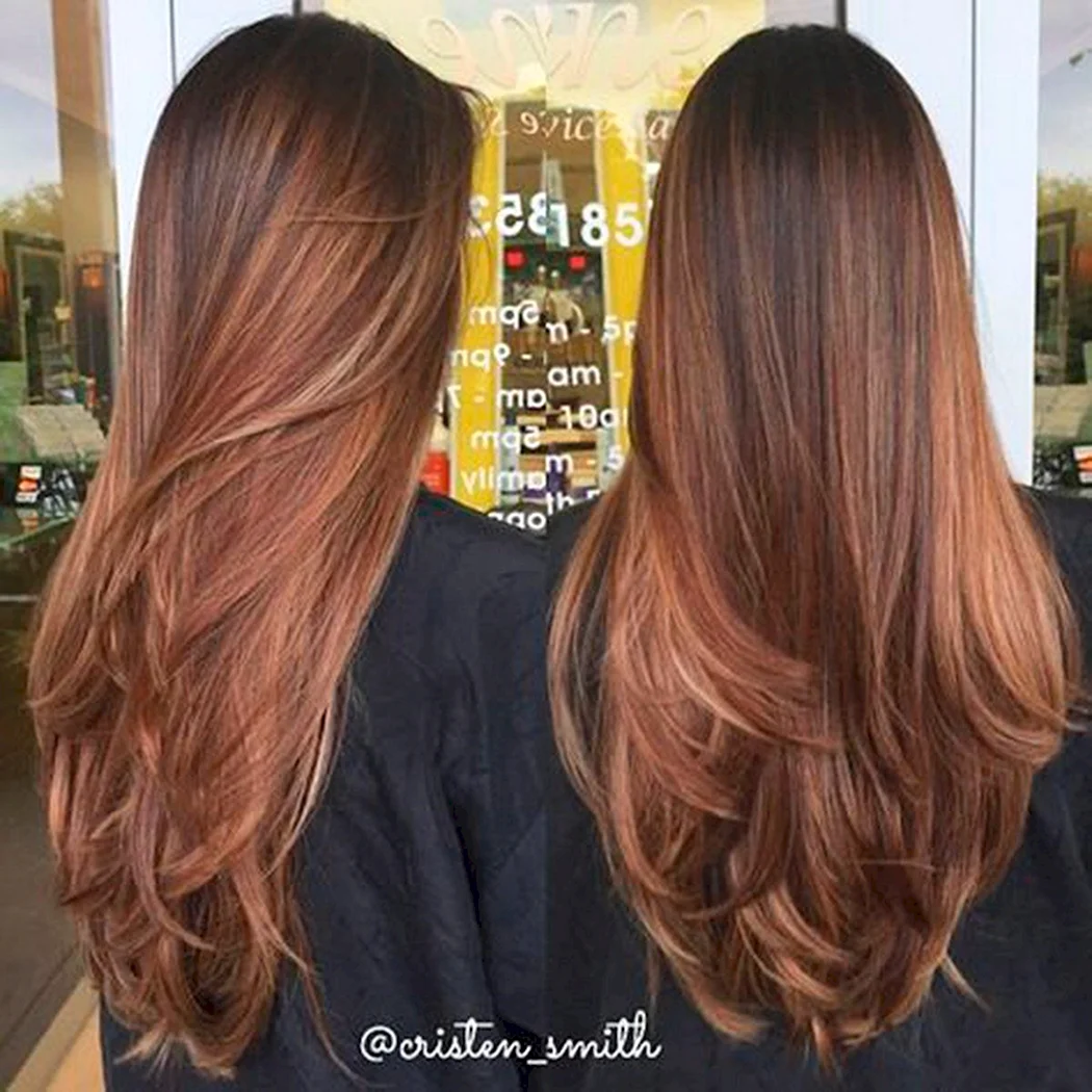 Карамель Каскад балаяж