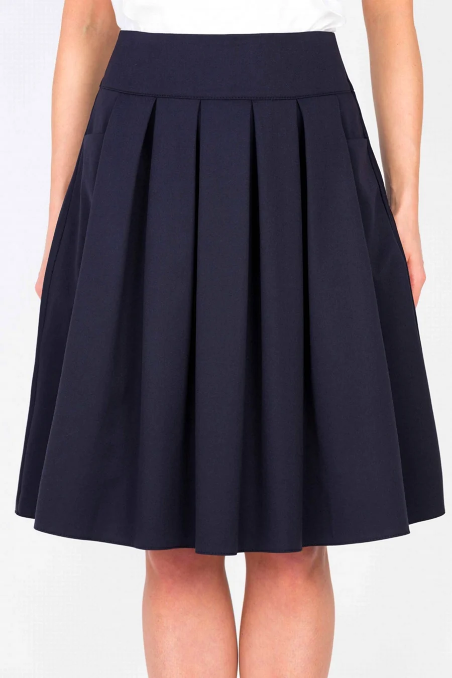 Юбка в складку на кокетке