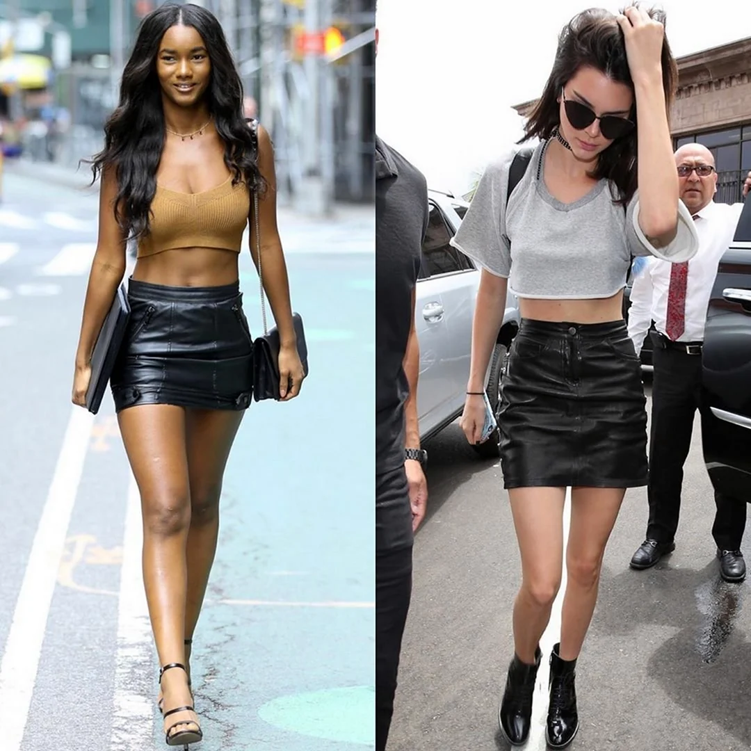 Кожаная юбка Нью йоркер