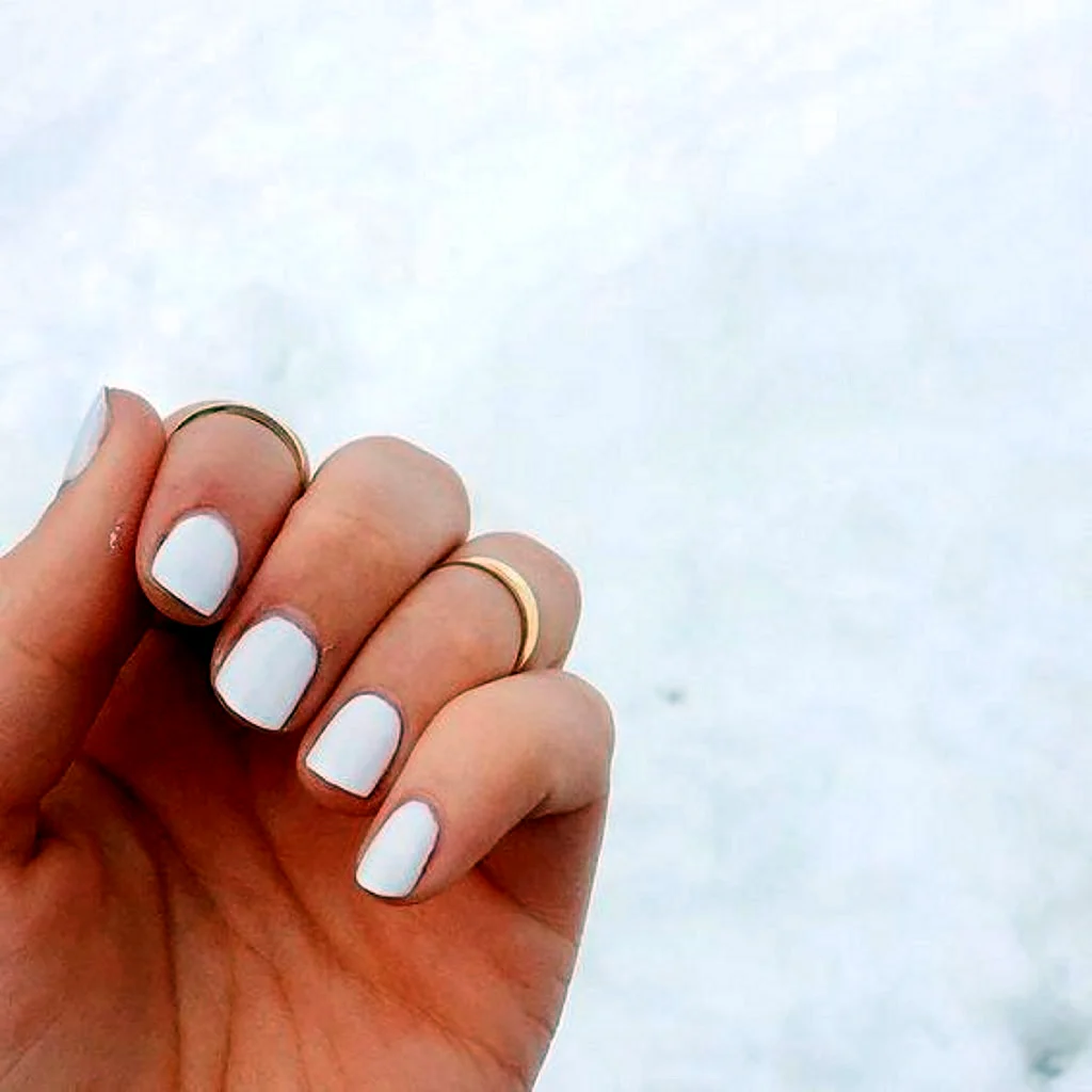 Белые ногти