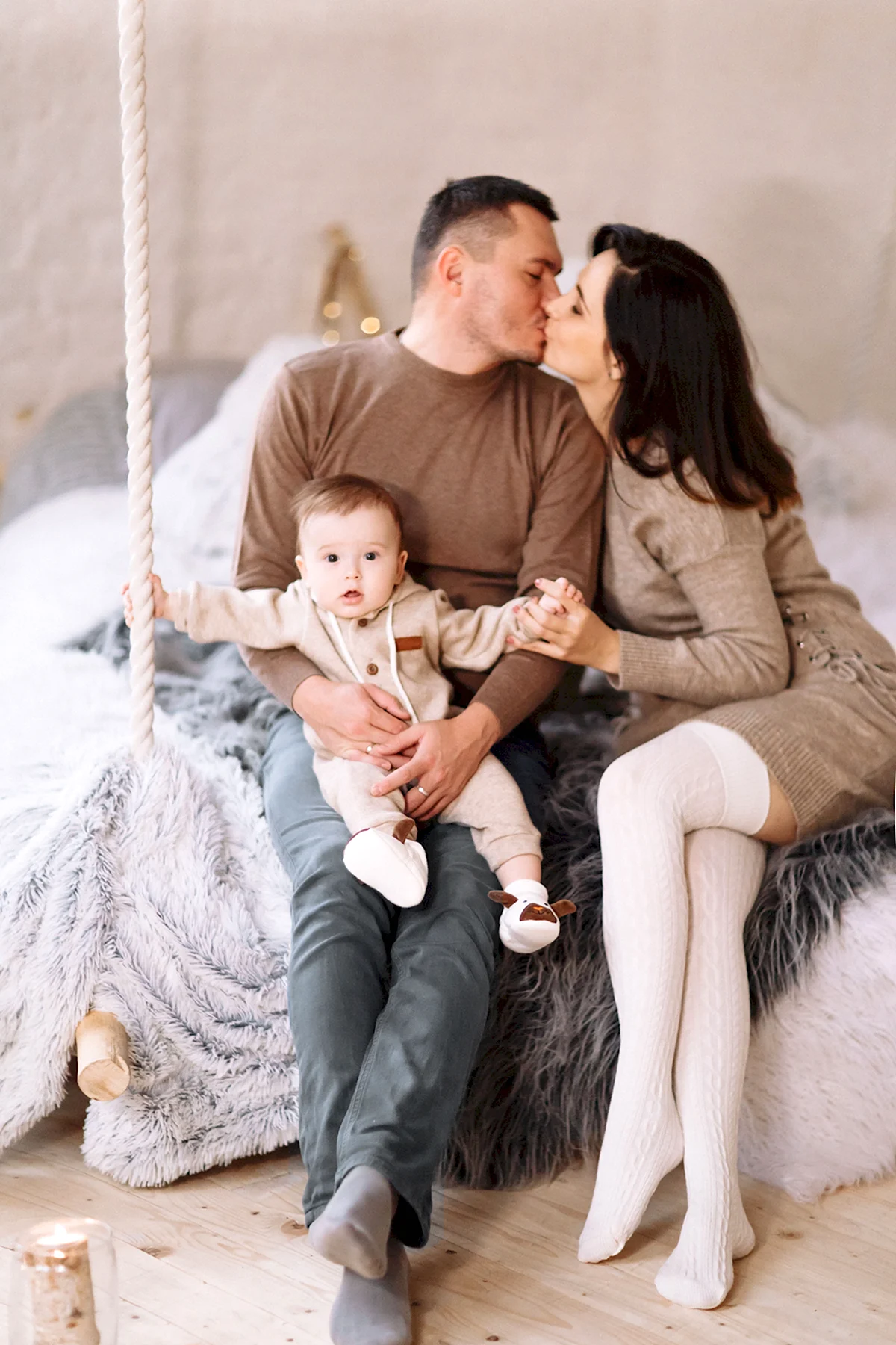 Семейная фотосессия в студии