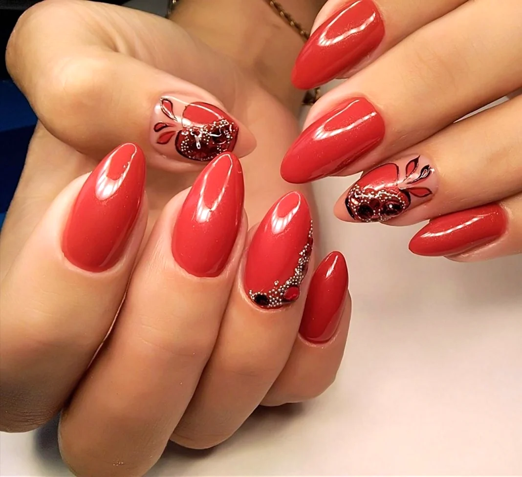 Коралловые ногти дизайн 2021 новинки