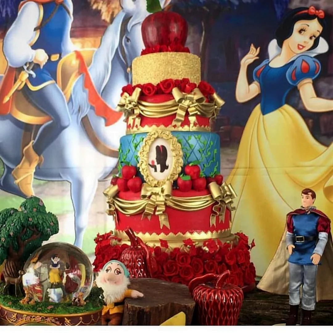 День рождения в стиле Белоснежка и семь гномов