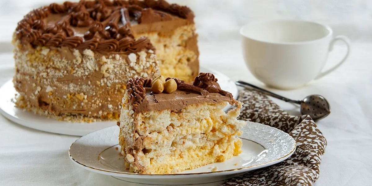 Торт воздушно Ореховый Киевский