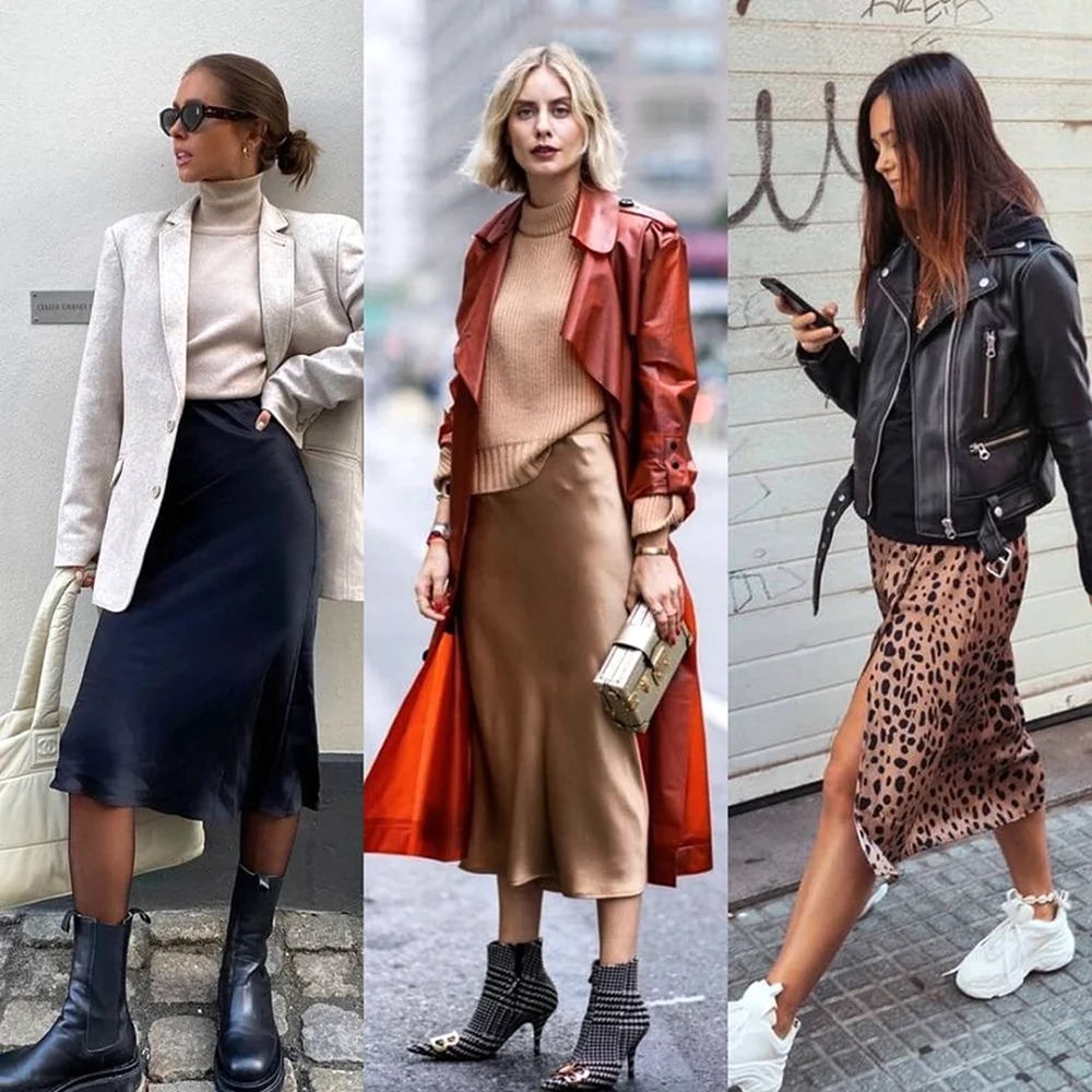 Юбка в бельевом стиле