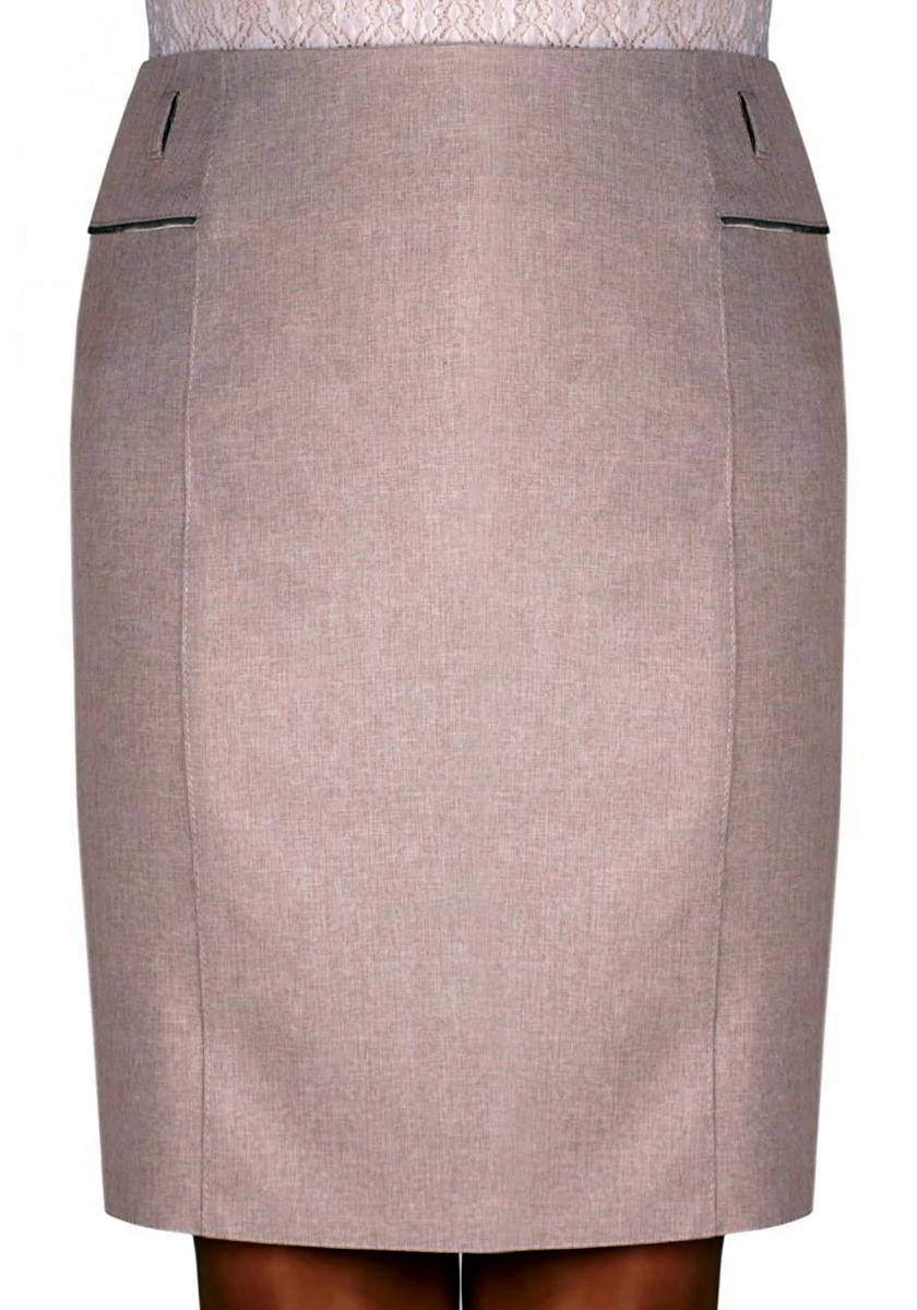 Юбка с рельефами