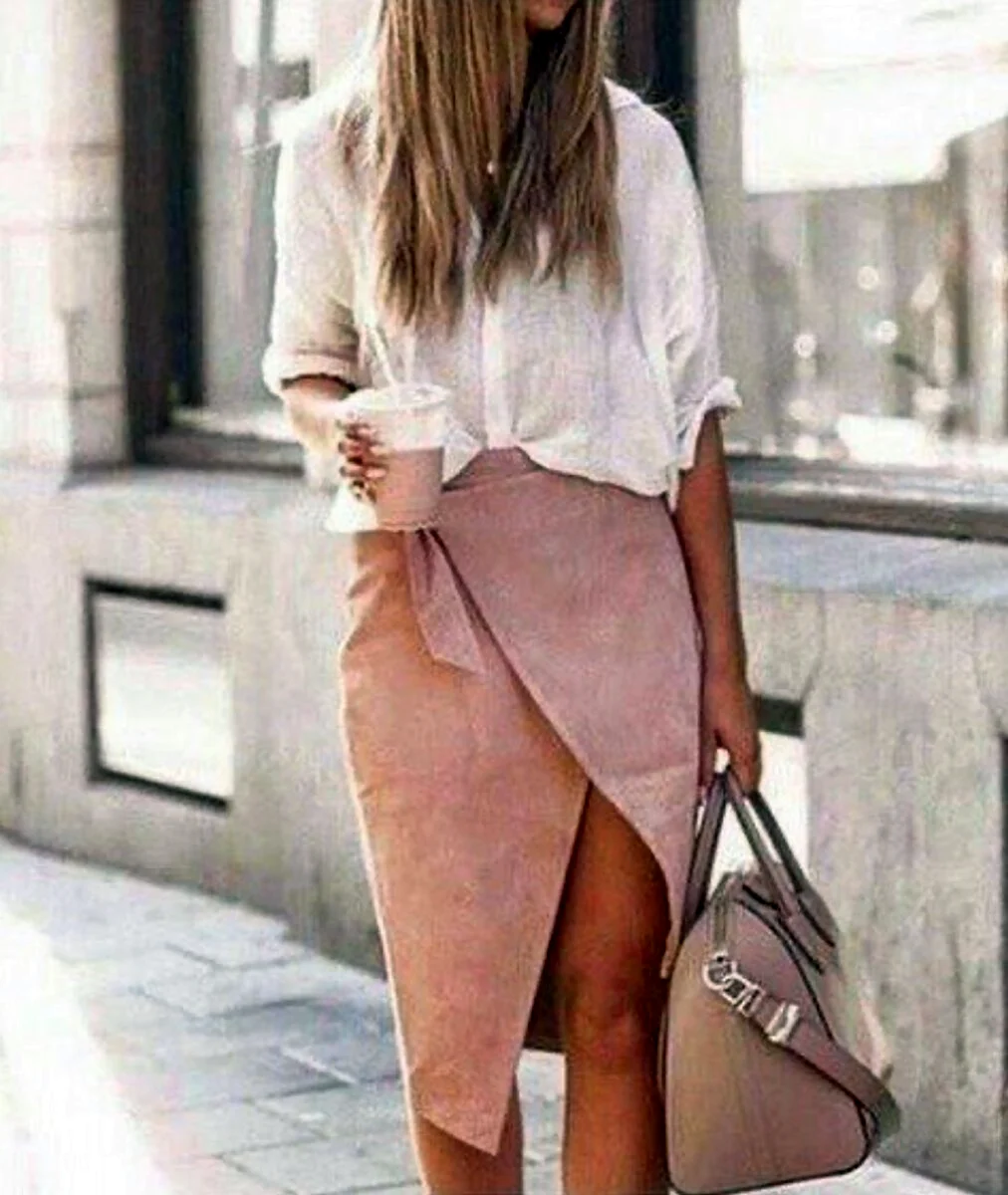 Юбка с запахом