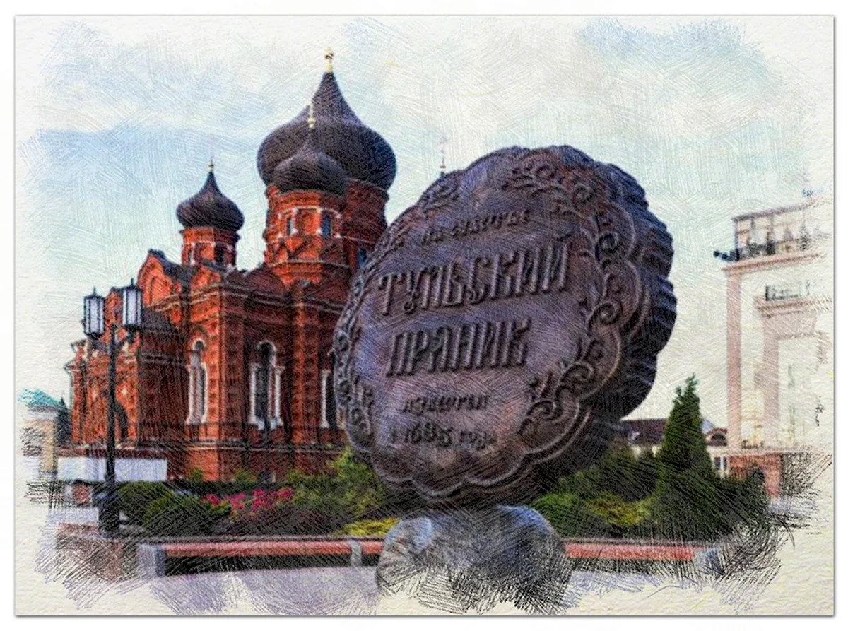 Памятник тульскому прянику в Туле