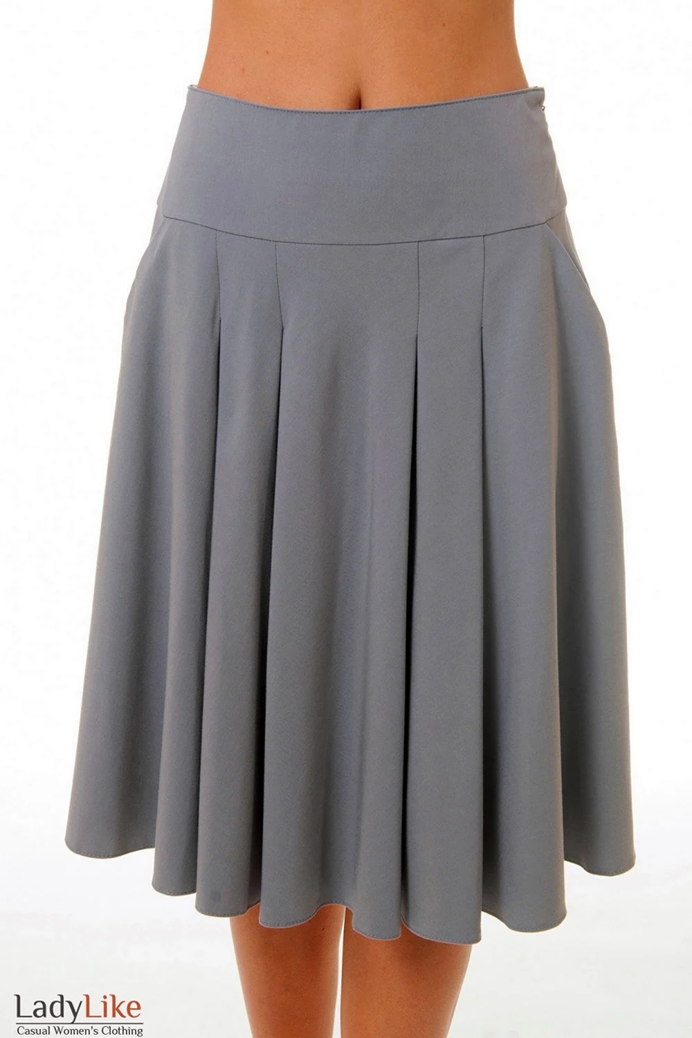 Юбка на кокетке для полных