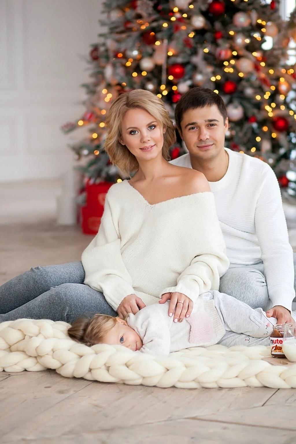 Новогодняя фотосессия семейная