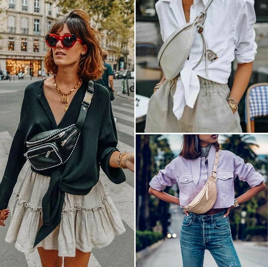 Образы с поясной сумкой