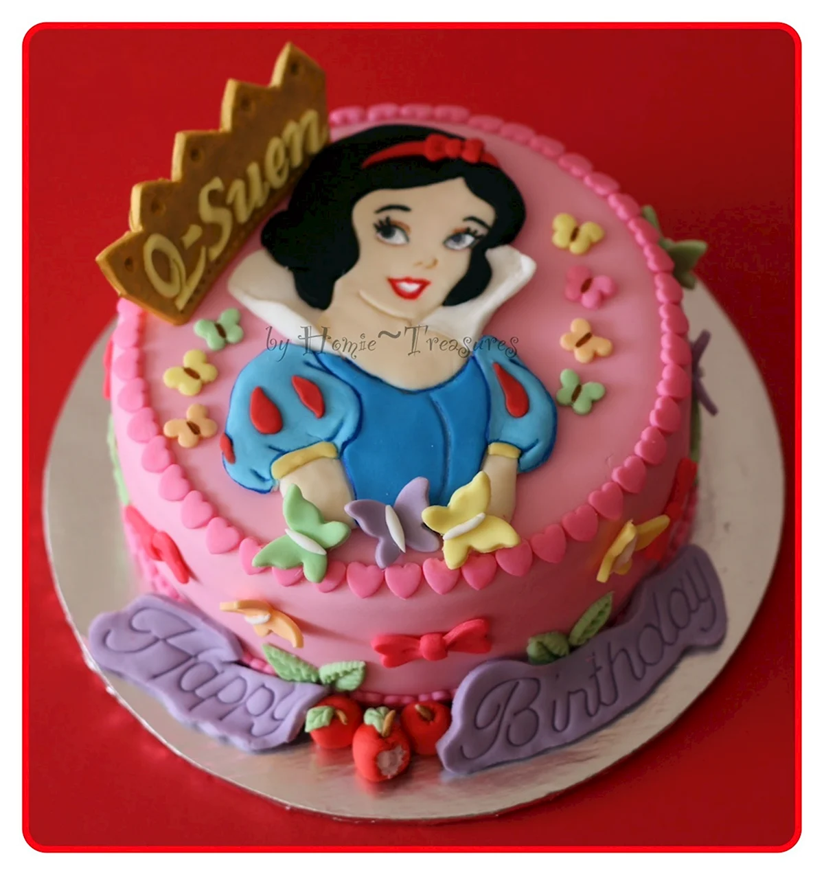 Торт с Белоснежкой для девочки э