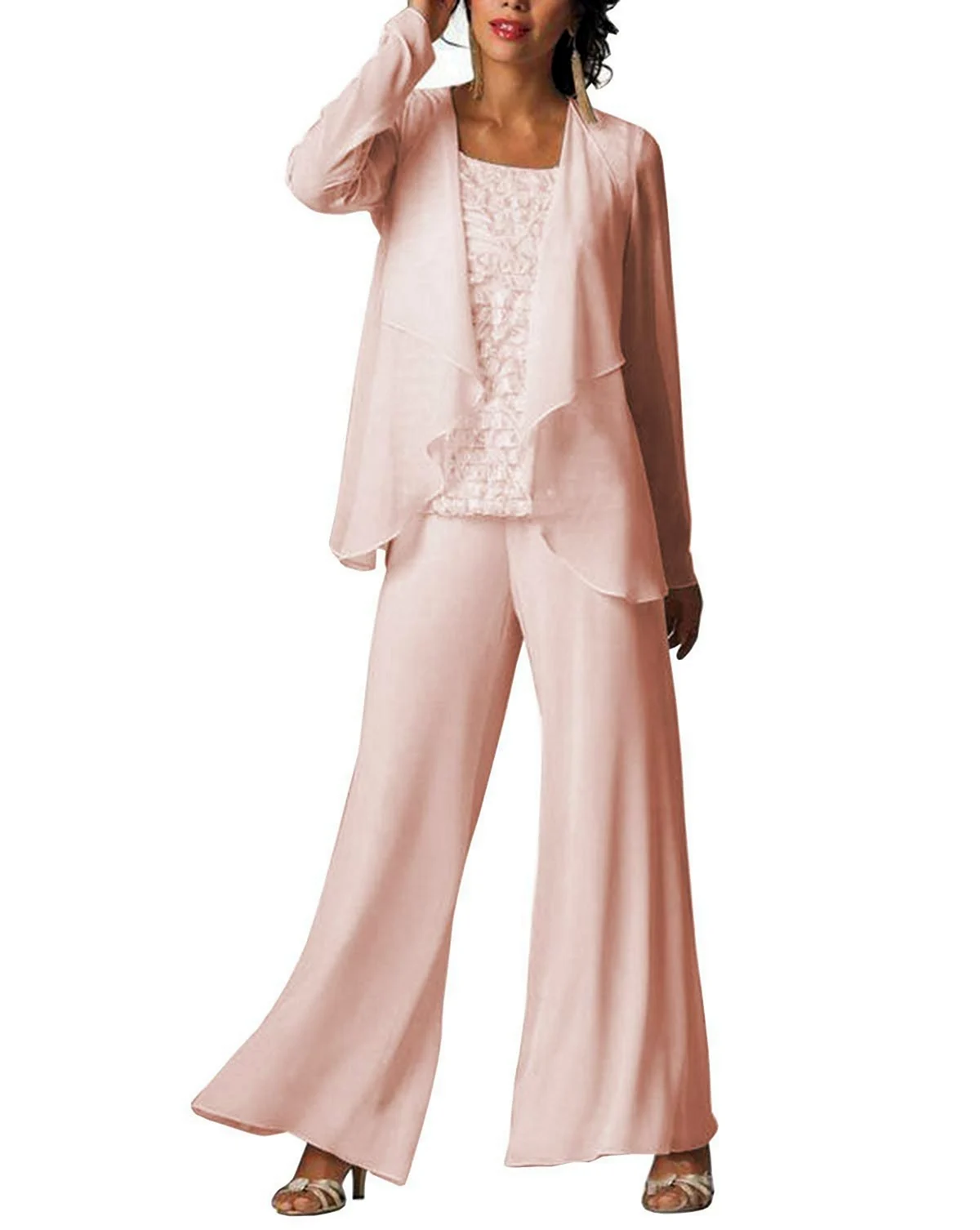 Свадебные брючные костюмы для полных женщин