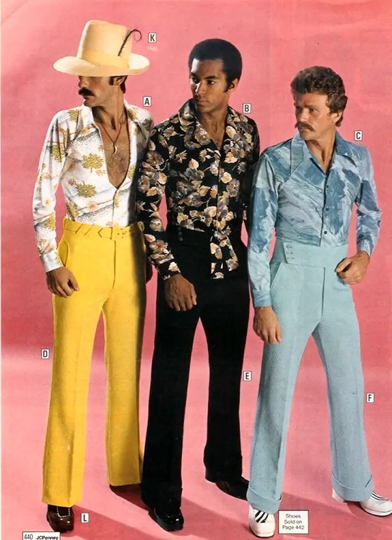 Мода 70х 80х 90х