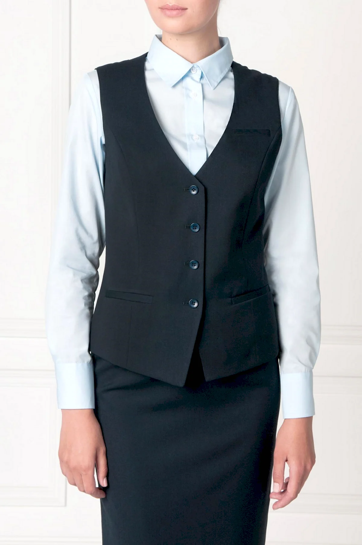 Юбка и жилет для офиса