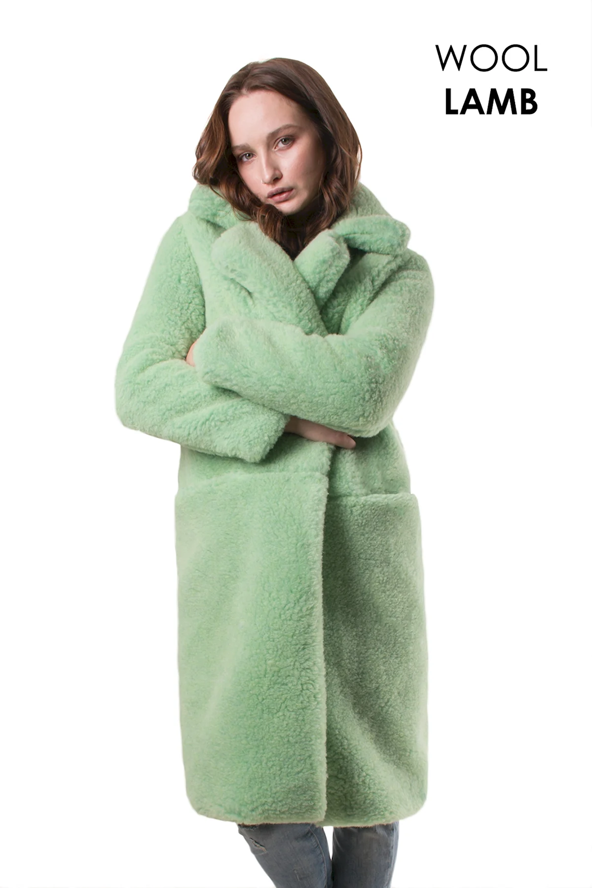 Woollamb Экошубка Classic 100см голубой