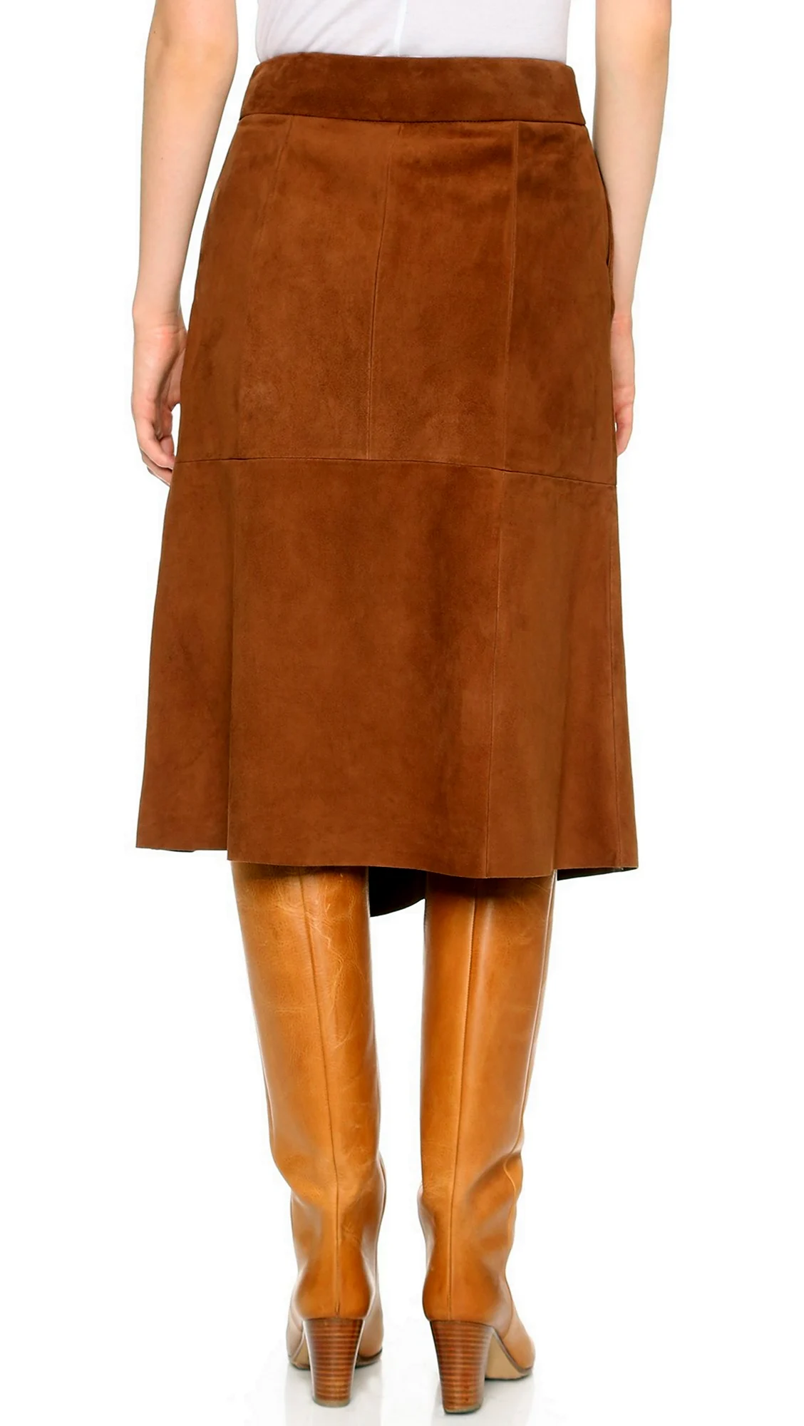 Юбка из замши