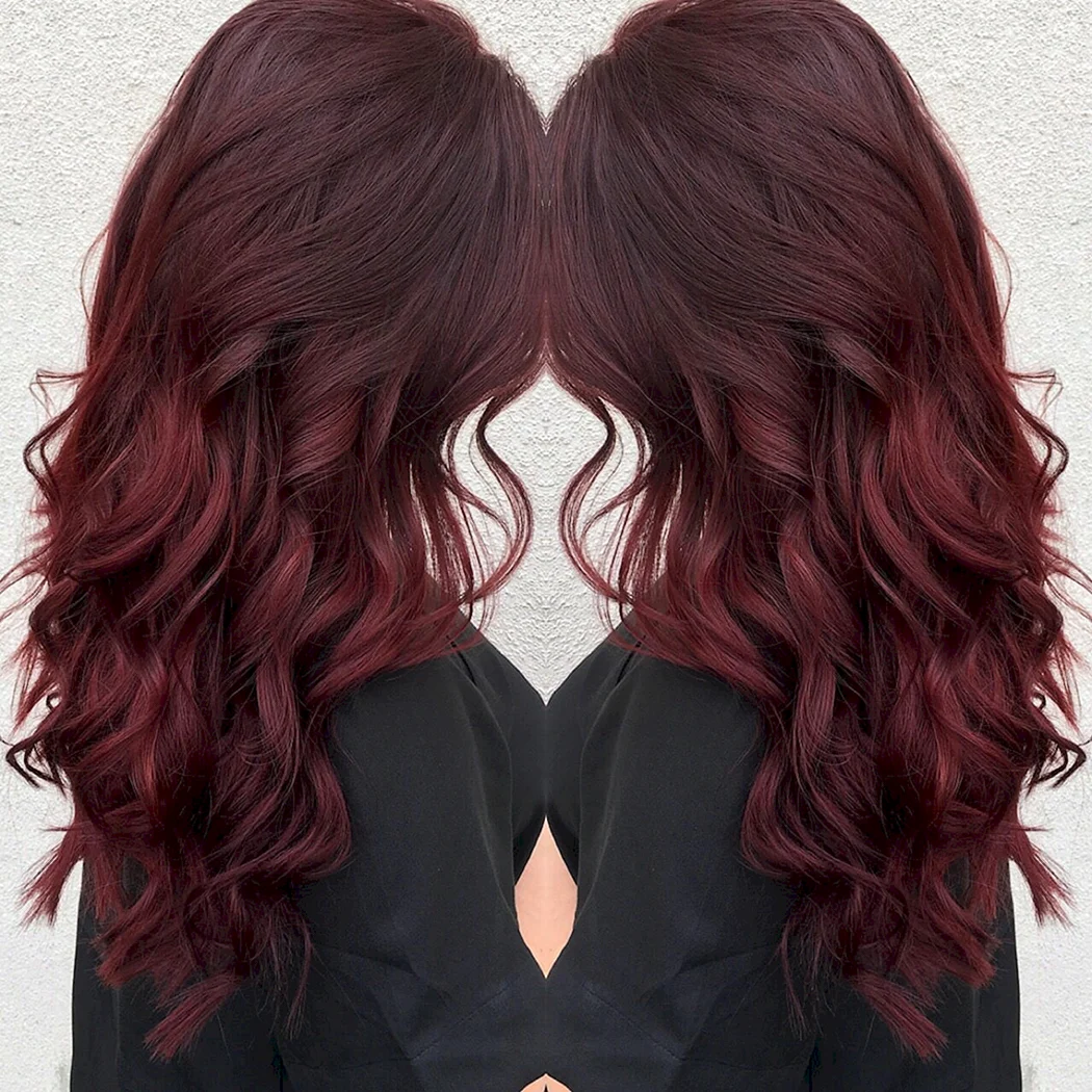 Балаяж махагон