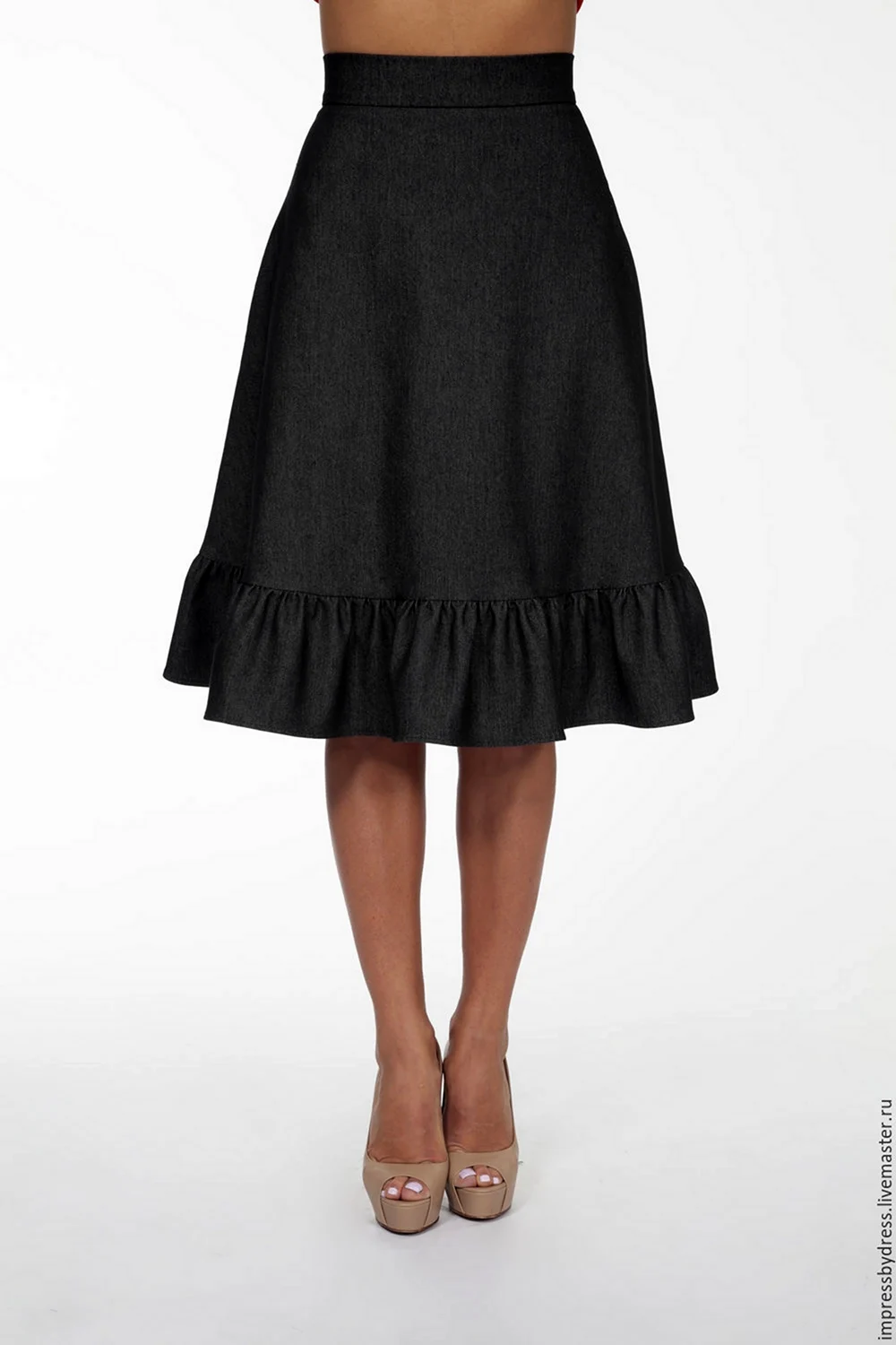Юбка с воланами
