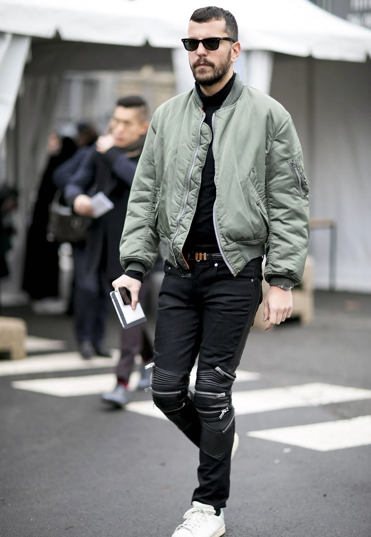 Бомбер стрит стайл мужской