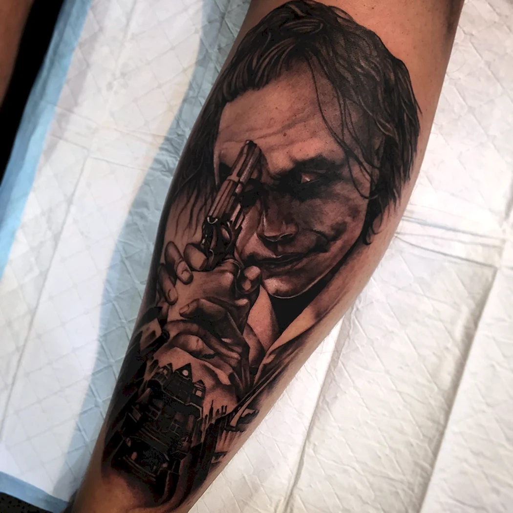 Тату темный рыцарь