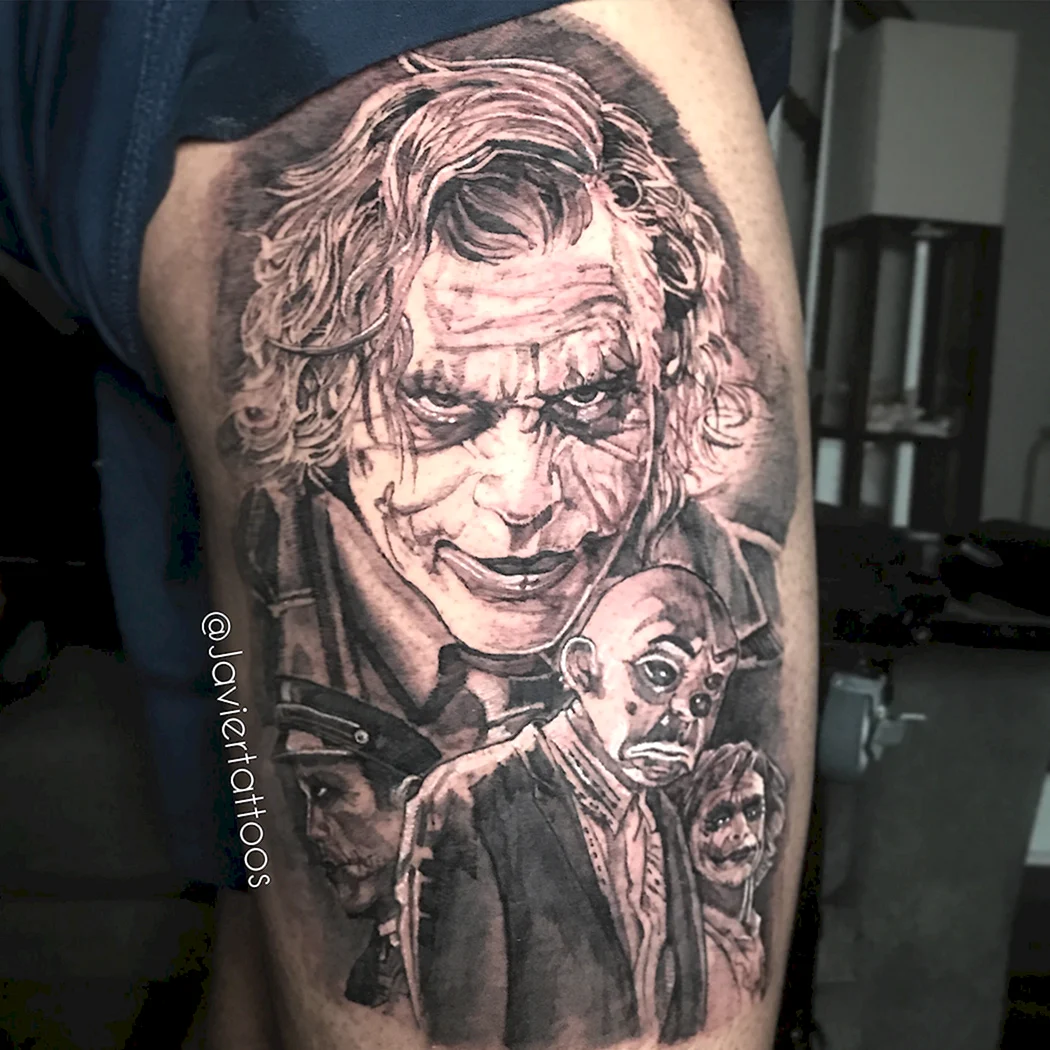Тату Джокер хита Леджера
