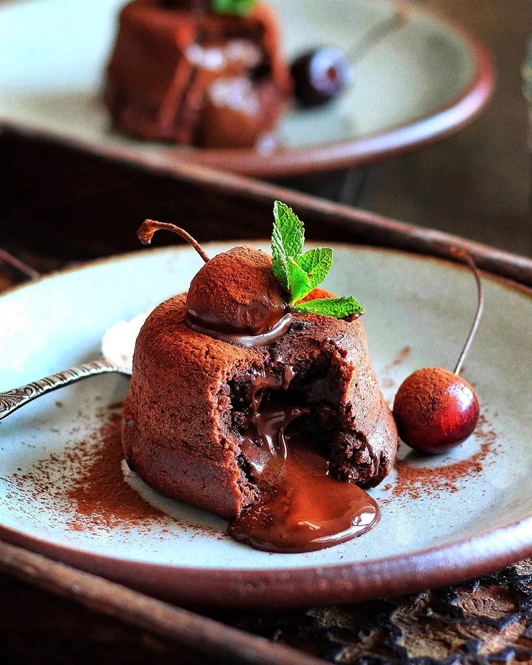 Шоколадный фондан