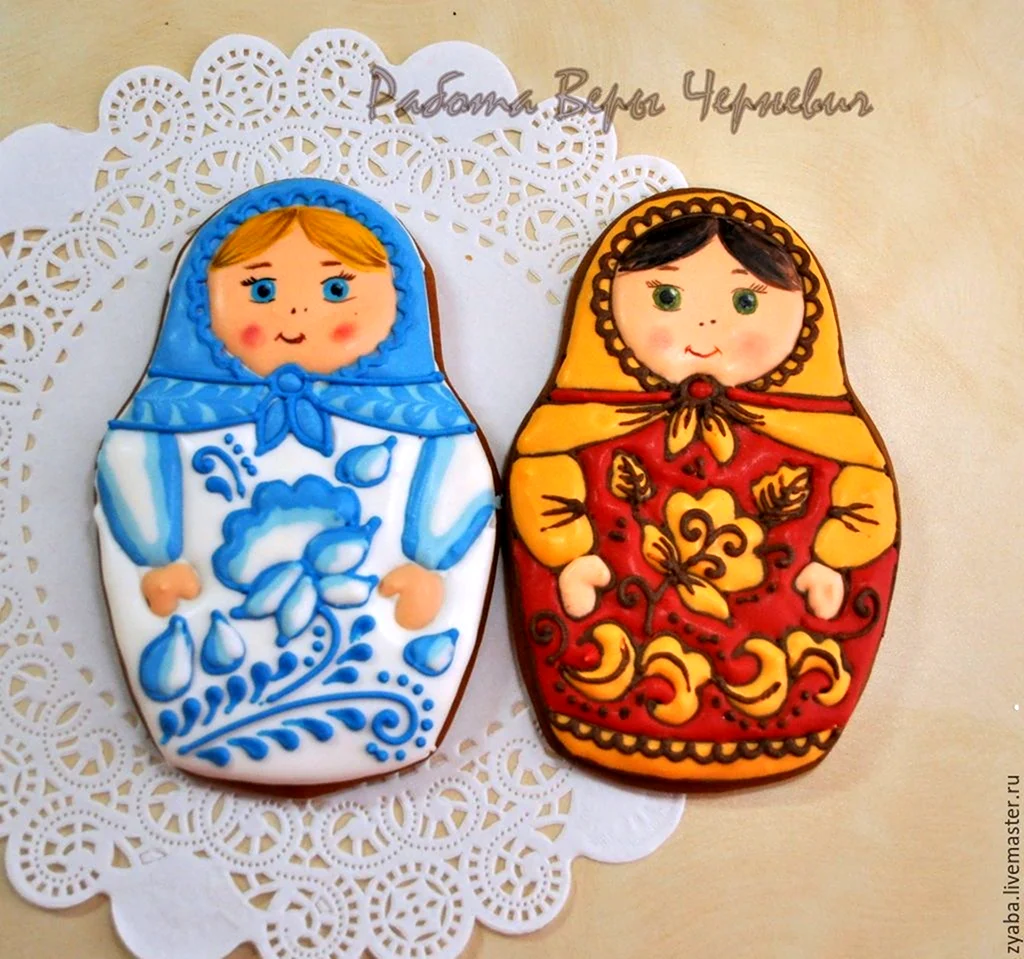 Пряник Матрешка Вера Черневич