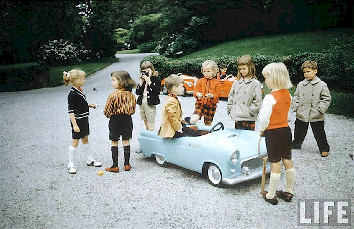 Мода 50х в Америке дети