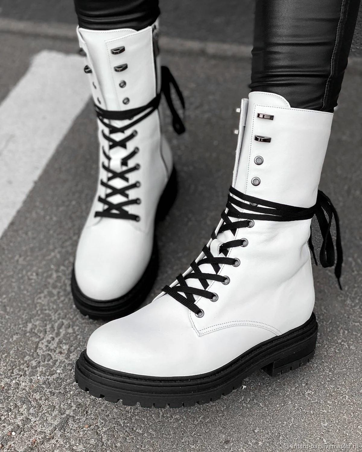 Кожаные берцы Rocks bt101