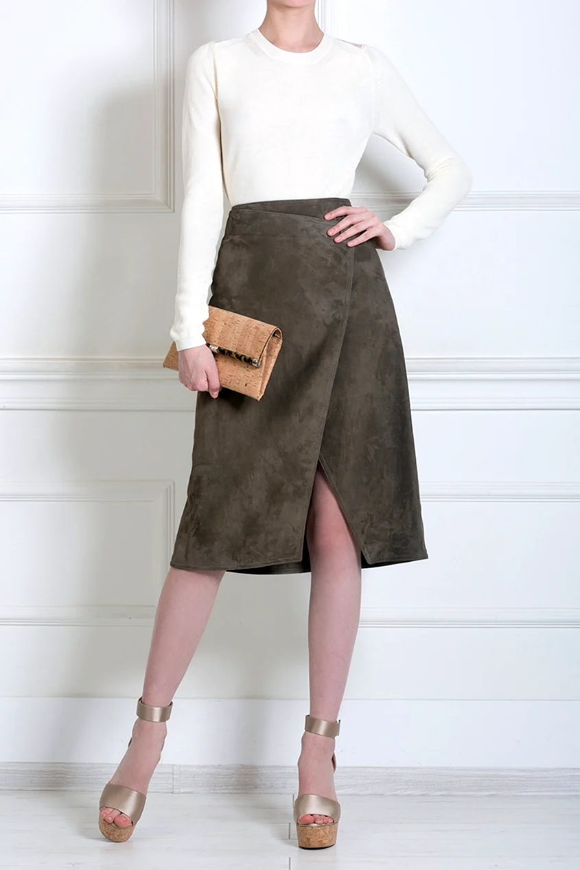 Юбка замшевая Elis